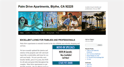 Desktop Screenshot of palmdriveapts.com